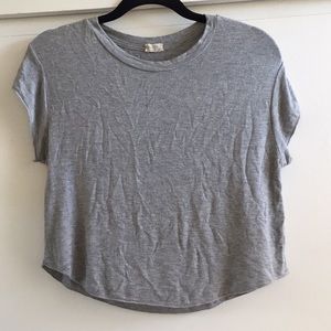 Brandy Melville Grey Crop Top